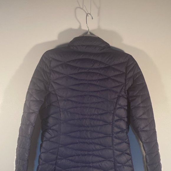 Patagonia Dark Navy Nano Puff Style Down Fill Parka Light Jacket Women Size M - Picture 5 of 10